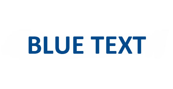 Blue Text