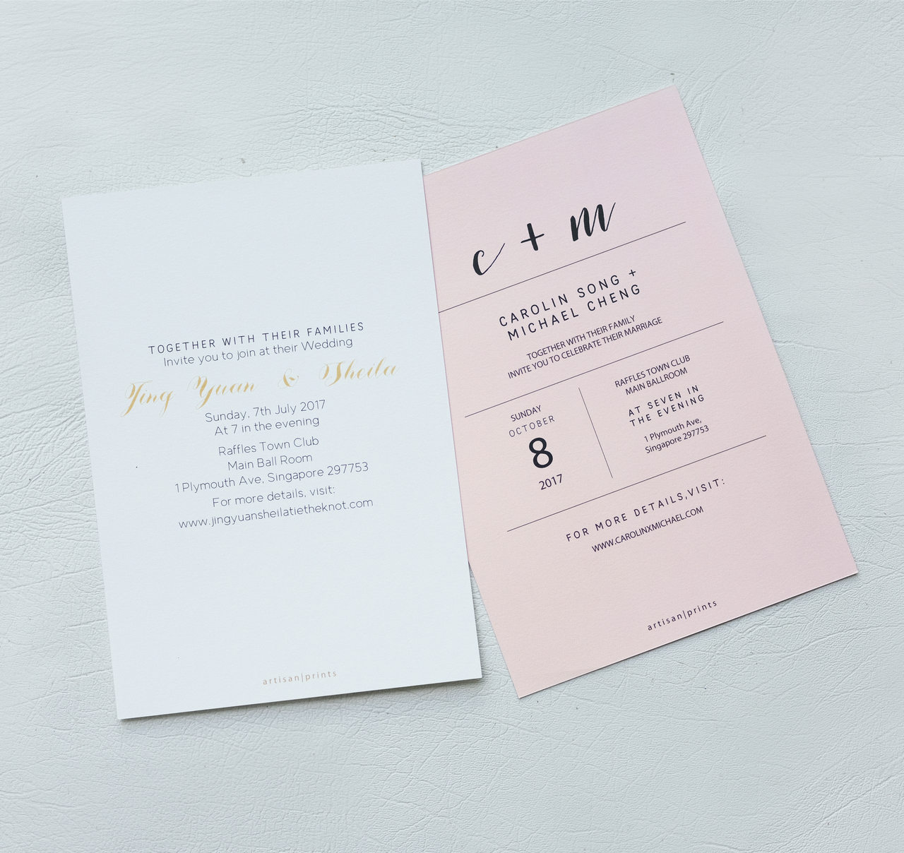 PHOTO PAPER CARDS A5 / 5.8x8.2" invites Artisan Prints Inspiring